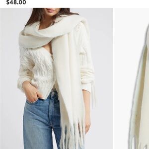 Free People Winter Chill Blanket Scarf
